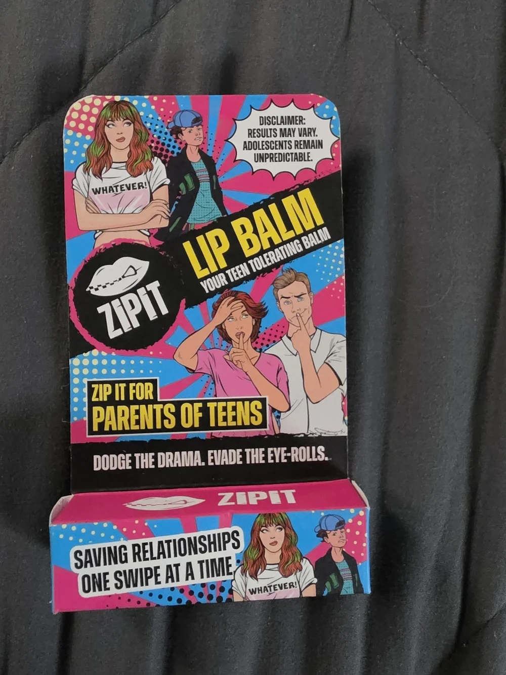 Zipit Teen Lip Balm - Pink & Blue Packaging